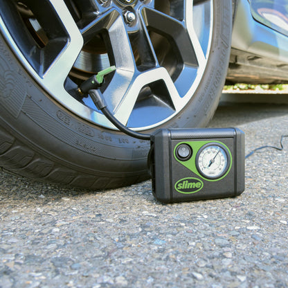 Slime 50057 12V Emergency Flat Tire Repair Kit with TPMS Sealant