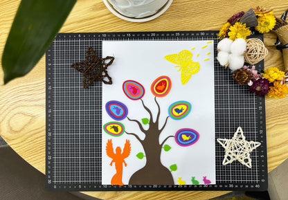 104 Pack Foam Sheets Craft 5.5x8.5 inch Eva Color Foam Paper Set for Crafts Project Preschoolers Classroom Scrapbooking DIY Handcraft by MEARCOOH