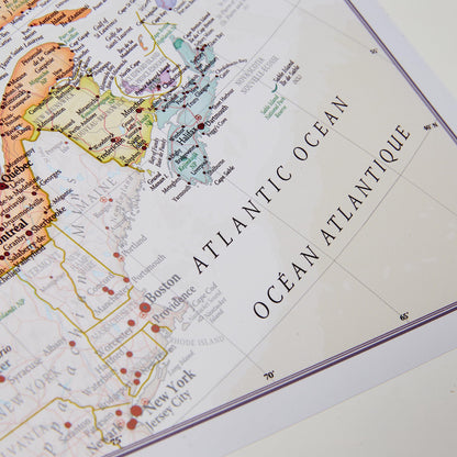 Canada Map Poster – 59.4 x 42 cm - Maps International - Map Making for More Than 50 Years - Most Detailed Map Gift