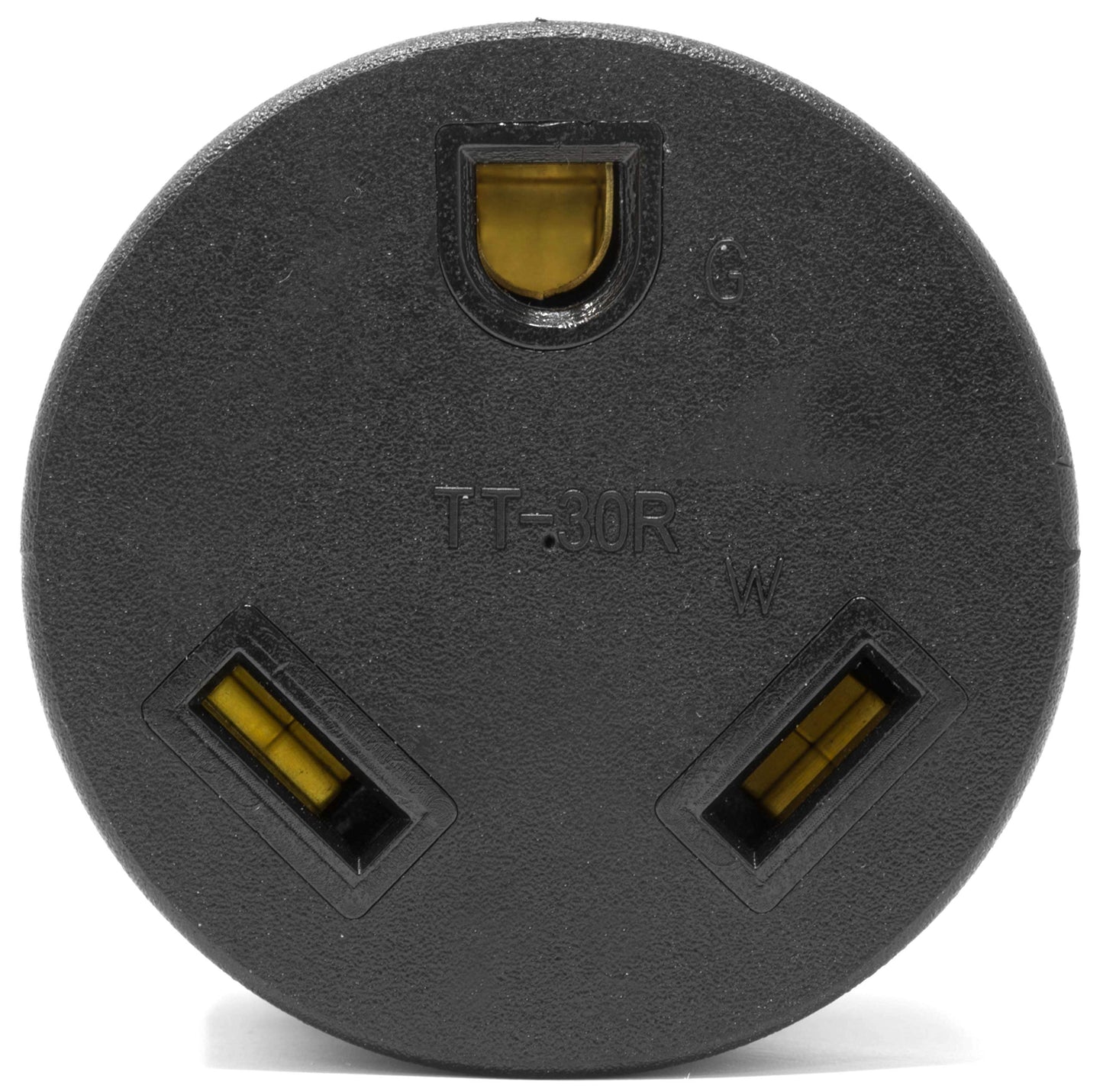 Wen GNA030, NEMA L5-30P Twist-Lock Power Plug to TT-30R Ready Outlet 120V 30-Amp 3600-Watt Generator to RV Adapter, Black