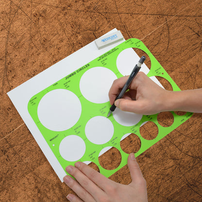 C-Thru Jumbo Circles Template (T-826)