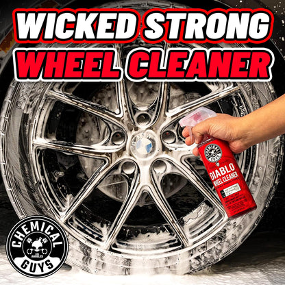 Chemical Guys Sprayable Diablo Wheel Cleaner (Safe on All Wheel & Rim Finishes), Great for Cars, Trucks, SUVs, Motorcycles, RVs & More, 473 ml (2 Pack)