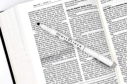 Zebra Pen MILDLINER Dual-Tip Highlighters, Broad and Fine Tips, Ideal for Bible Highlighting, No Bleed, School Supplies, Teacher Supplies, and Office Supplies, Mild Grey Ink, 12-Pack (78110upc)
