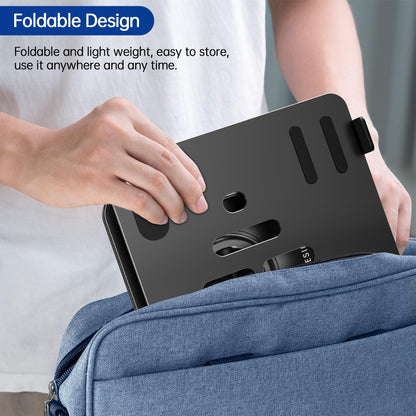BESIGN LS11 Laptop Stand with 360° Rotating Base, Ergonomic Adjustable Notebook Holder, Riser Holder Computer Stand Compatible with Air, Pro, Dell, HP, Lenovo More 10-14" Laptops (Black)