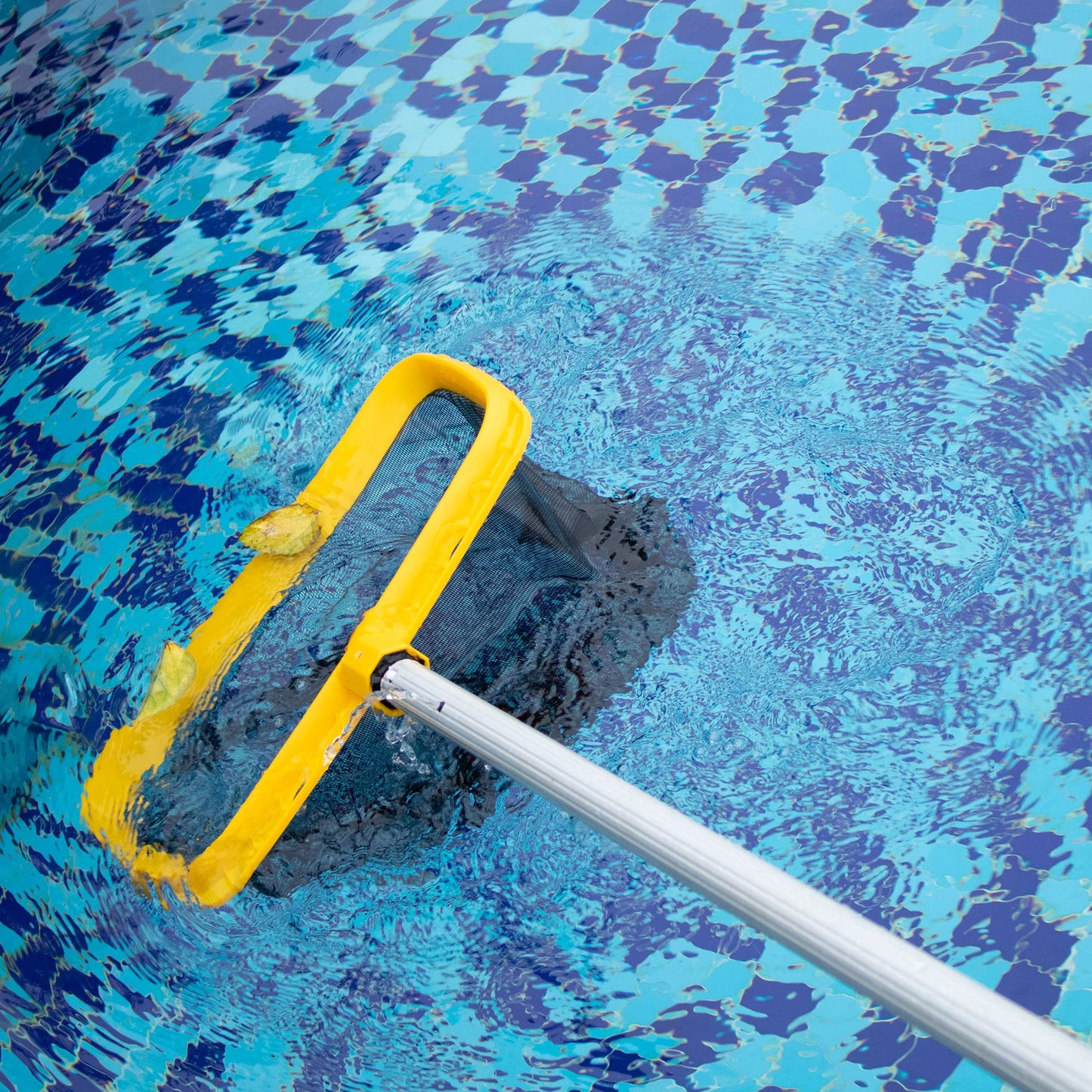 Pool Skimmer-Reinforced Frame Deep Rake Net for Cleaning Leaf in Swimming Pool,Hot Tubs & Pond(no Pole)