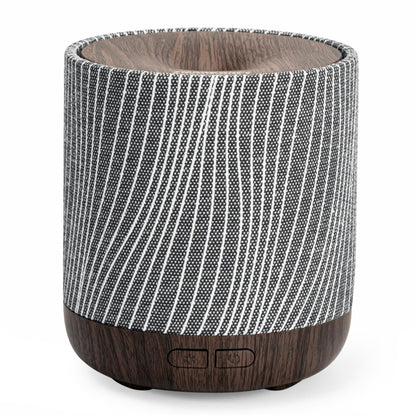 ZmarKraft Essential Oil Diffuser 200ml with Fabric Cover and Night Lamp | Ultrasonic Aroma Diffuser | Humidifier with Lights | Room Decor | Small Humidifier for Bedroom | Housewaming Gift