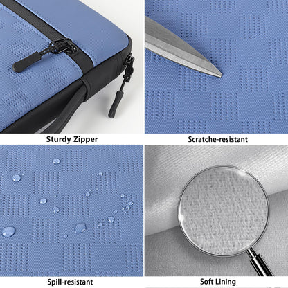 DOMISO Laptop Sleeve Bag for 14 inch MacBook Pro M3 / M2 / M1 A2779 Waterproof 14 inch Laptop Case Compatible with 14 inch Notebook 14" MacBook Air/Pro,Blue