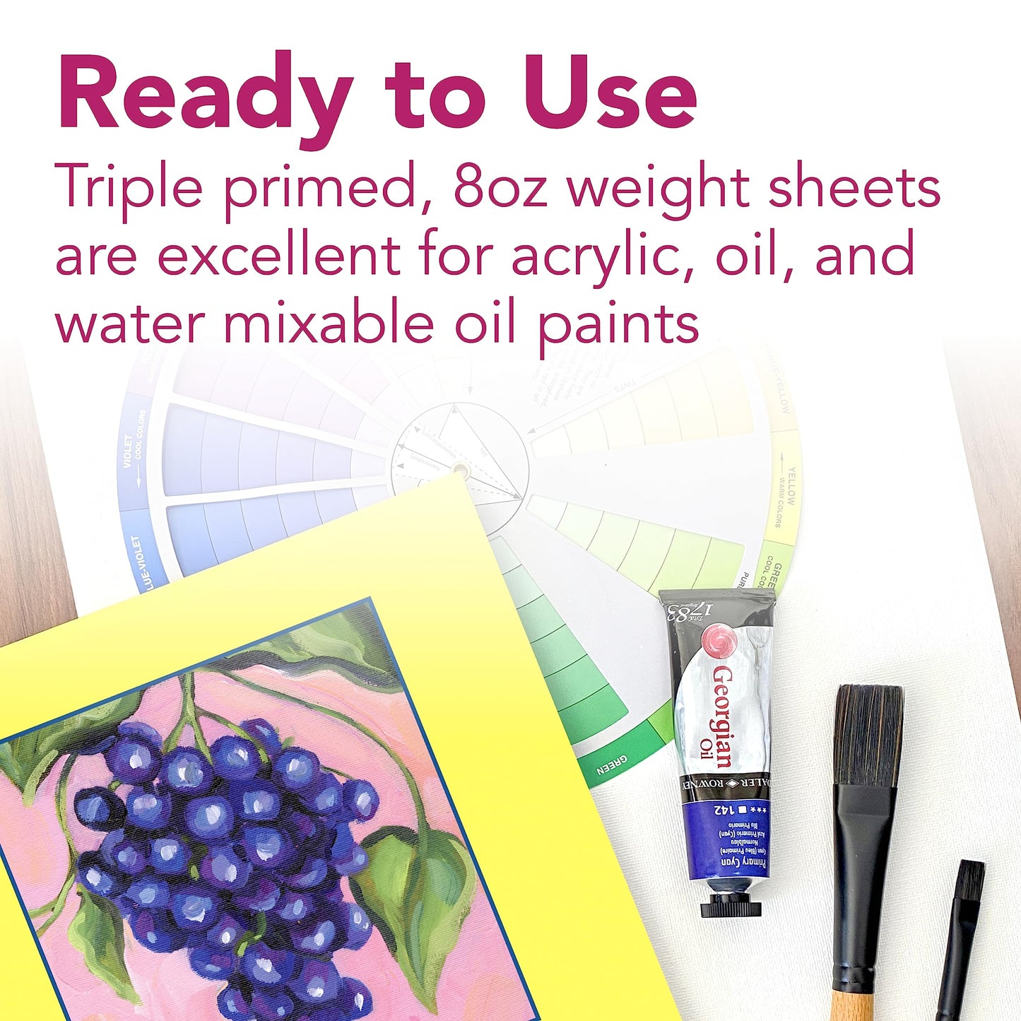 Strathmore 300 Series, Canvas Pad, 9x12 inch, 10 Sheets – Triple Primed, 100% Cotton Canvas, Plein Air Artists, Acrylic Paint and Oil Paint