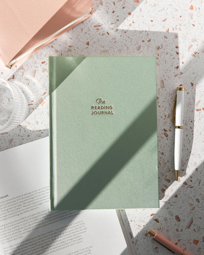 Reading Journal - 52 reviews. Review and Track Your Reading. Book Journal for Book Lovers & Readers. Green