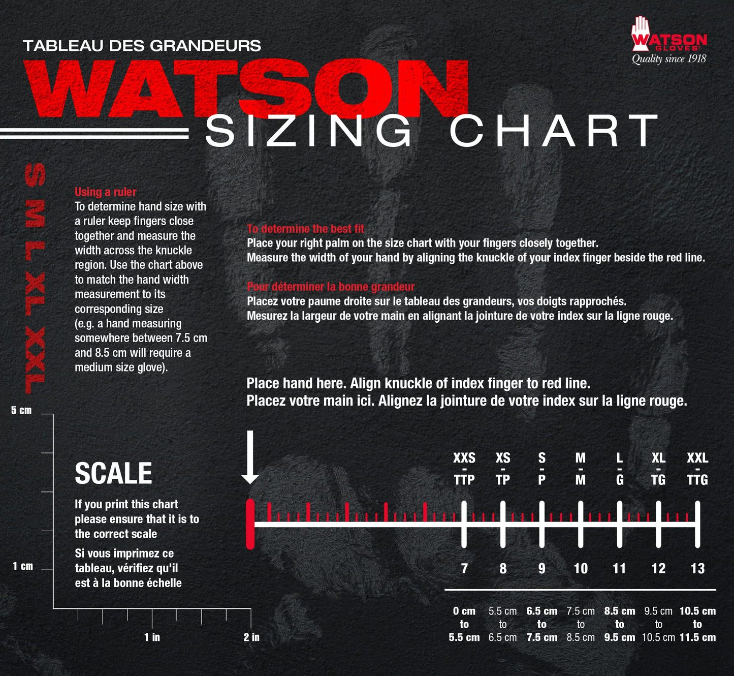 Watson Gloves Classic Red Baron Winter Work Glove - Full-Grain Cowhide Leather, Heavy Sherpa Lining, Cotton Drill Back