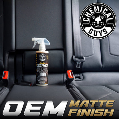 Chemical Guys HydroLeather Ceramic Leather Protective Coating for Car Interiors, Furniture, Apparel, Boots, and More (Works on Natural, Synthetic, Pleather, Faux Leather and More) 473 ml