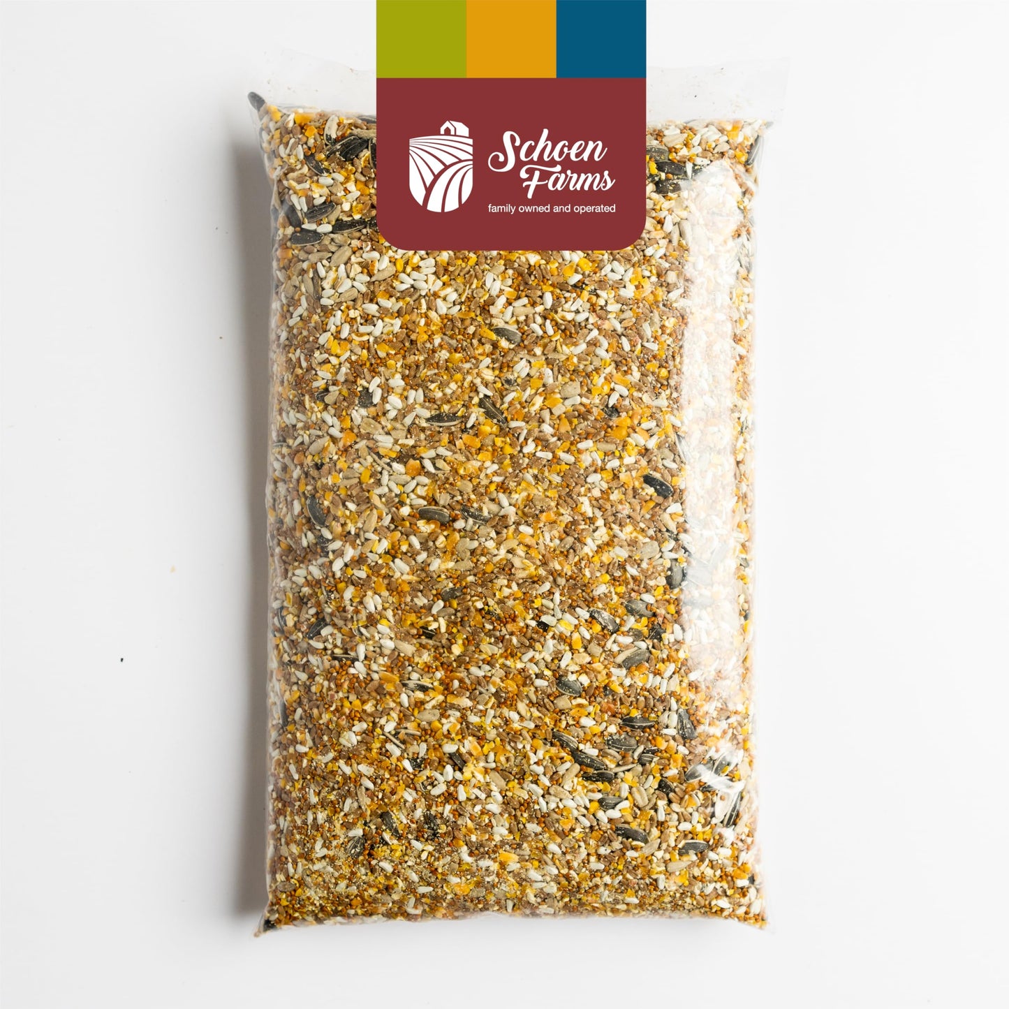 Schoen Farms Wild Bird Seed Food Mix – 2.27 kg Bag – Classic Seed Blend for Finches, Cardinals, Chickadees & Sparrows – Canadian Grown Bird Feed