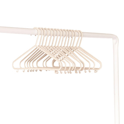 3 Sprouts Wheat Straw Plastic Hangers - 30-Pack Eco-Conscious Baby Hangers & Child Clothes Hanger, Coats - Ideal for Small Girls, Boys, Children, Toddlers, Kids Hangers for Closet - Speckled Cream