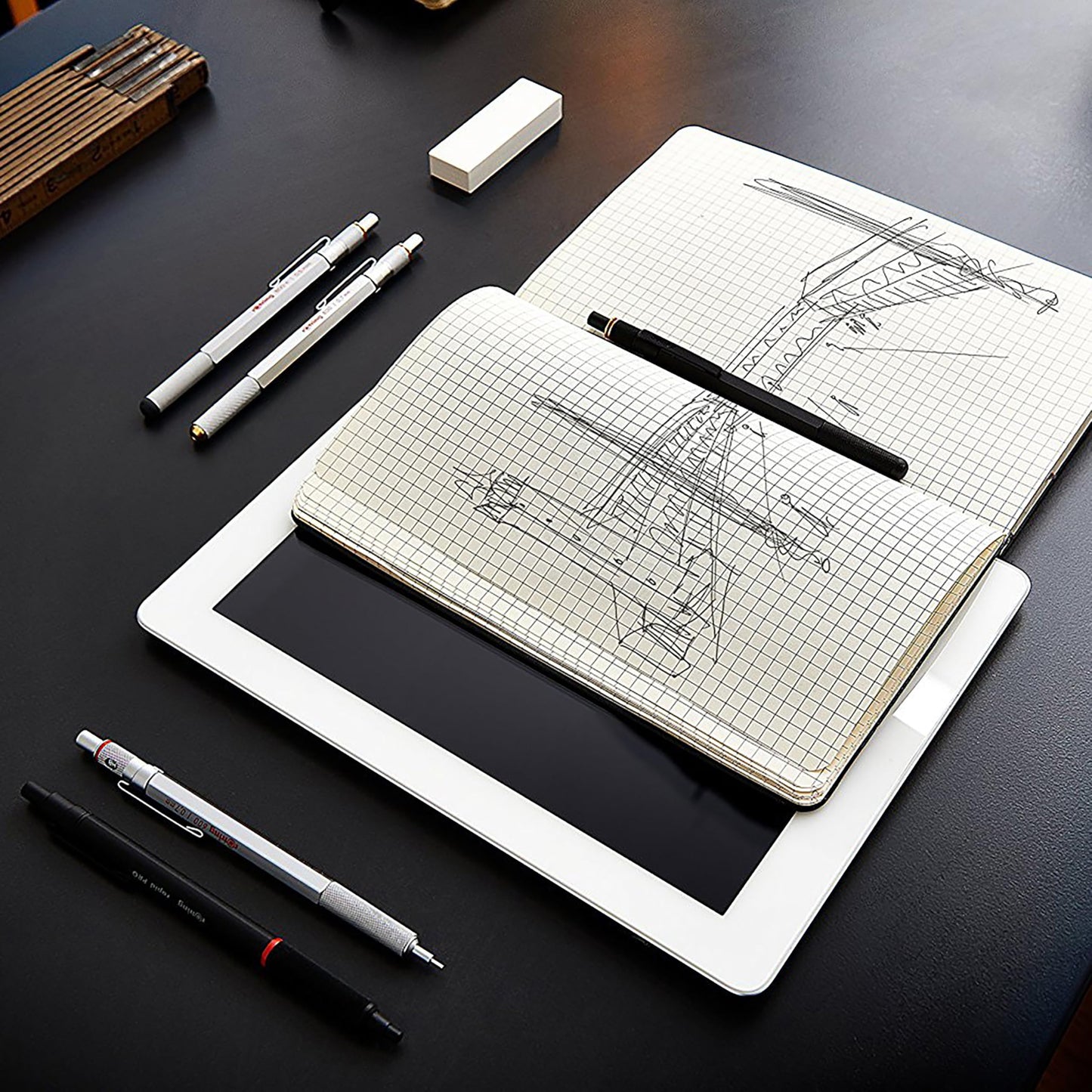 Rotring 600 0.5mm Black Barrel Mechanical Pencil (1904443)