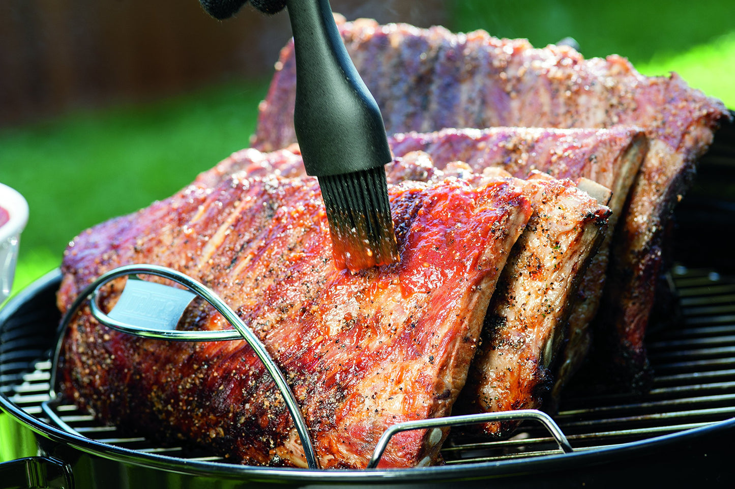 Weber Original Rib Rack for Griling, Smokings, Multi-Purpose (6605)