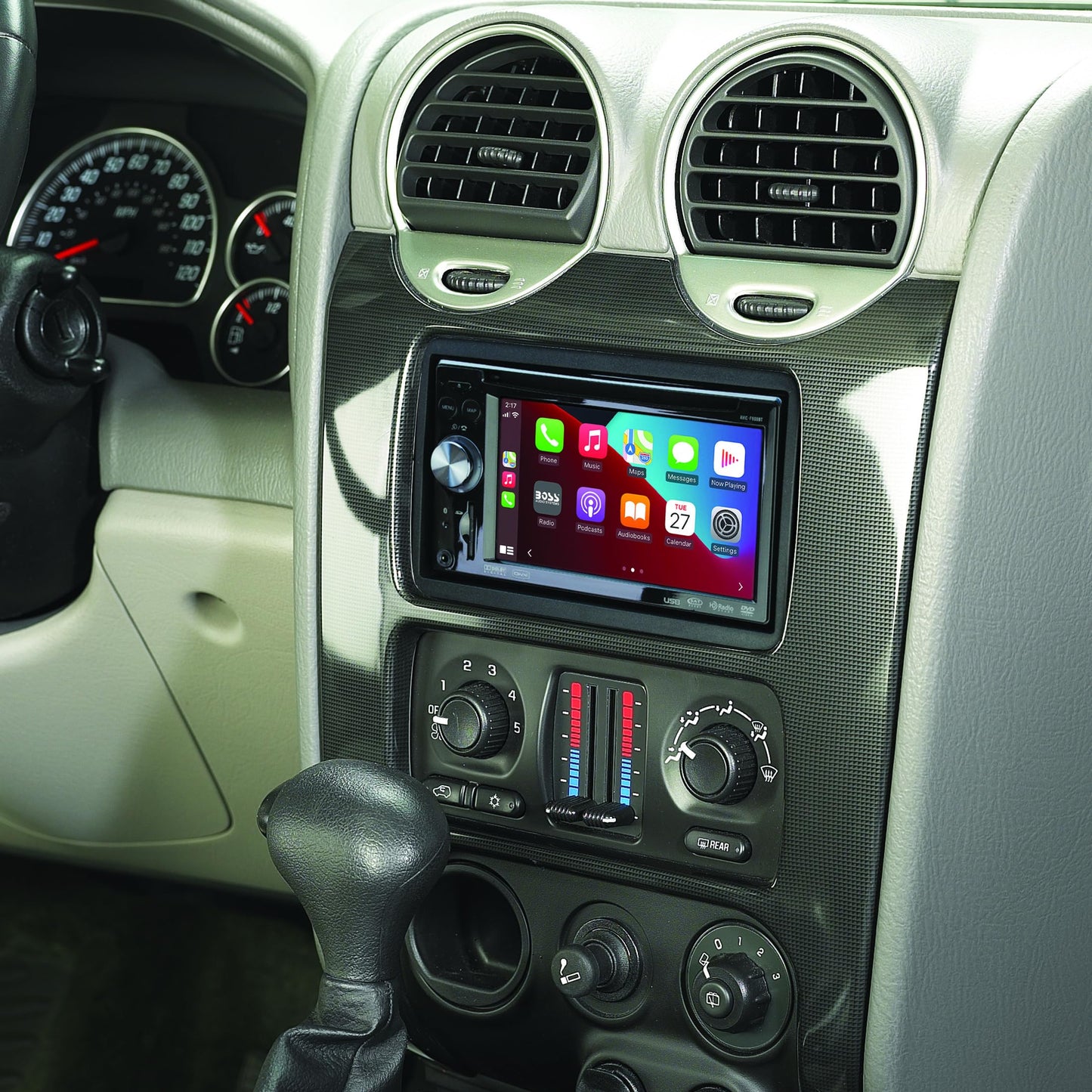 Scosche ICGM8BN Double DIN Radio Installation Dash Kit Compatible with Select 1992-2012 General Motors Vehicles - Complete Basic Aftermarket Car Stereo Install Kit - See Fit Guide Image for Vehicles