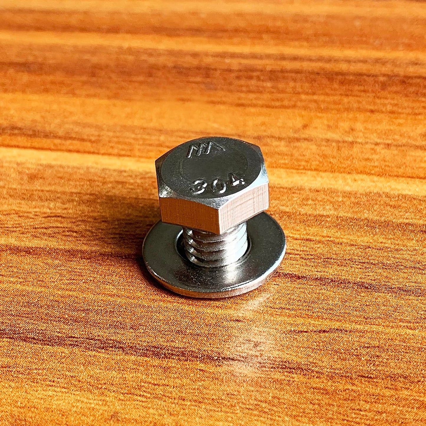 Mywish (20 Sets) 5/16-18 x 2-1/2", 5/16 Bolt Hex Head Assorted Screws Nuts and Bolts with Flat & Lock Washers, 304 Stainless Steel Metric Bolt Assortment 18-8, Fully Threaded