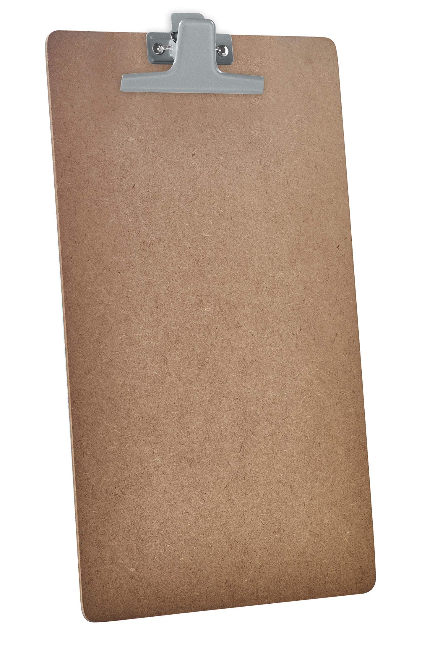 Acrimet Clipboard Legal Size (39 cm x 23 cm) Premium Metal Clip (Hardboard) (Silver Clip) (6 Pack)