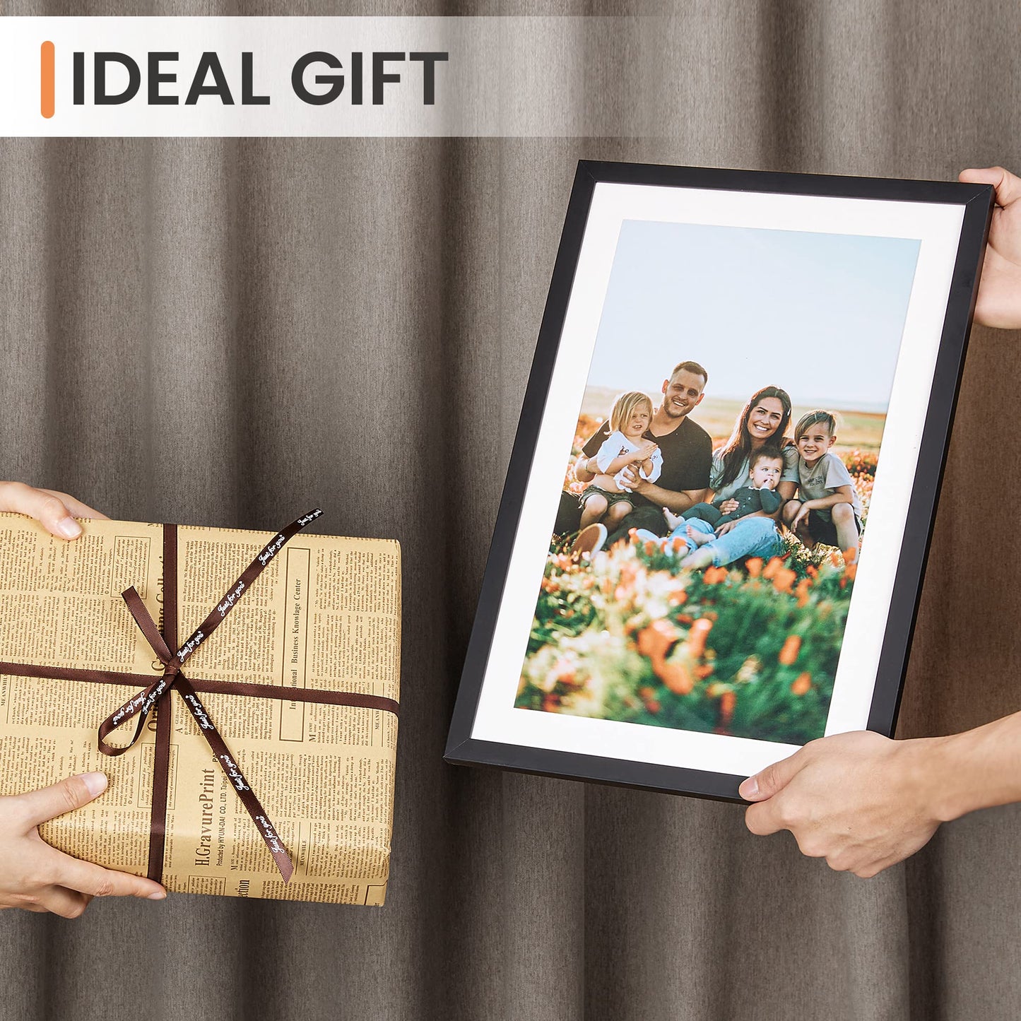 upsimples 11x17 Picture Frame Set of 1, for Prints and Photos