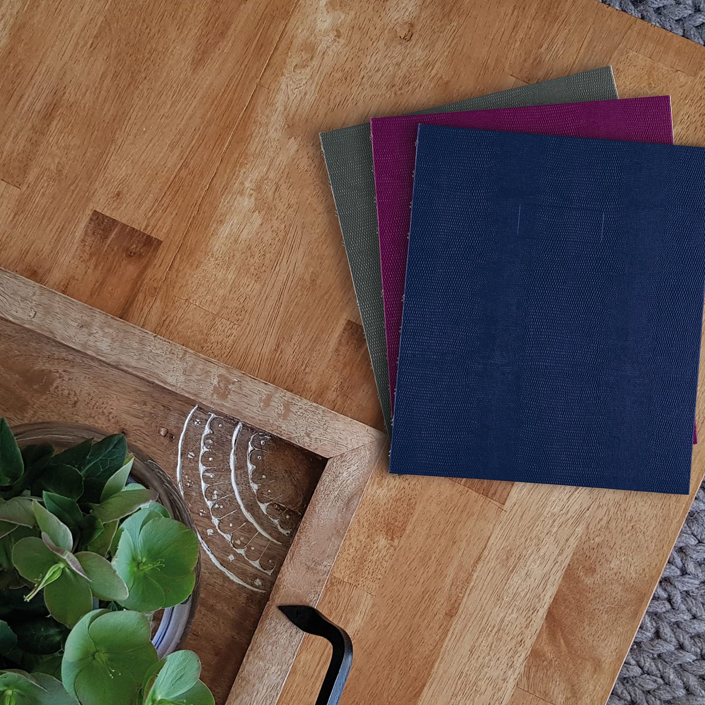Blueline MiracleBind™ Notebook, Lizard-Like Hard Cover, 11" x 9-1/16", 150 Pages, Gray (AF11150.97)