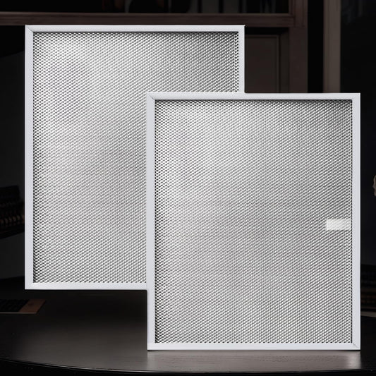5-Layer BPS1FA30 Range Hood Filter 11-3/4" x 14-1/4", Exact Fit for Broan QS1, WS1, QS2 & Nutone 30" Hoods, Upgraded Aluminum Grease Filter, Dishwasher Safe, Replaces 99010299, 99010305 (2 Pack)