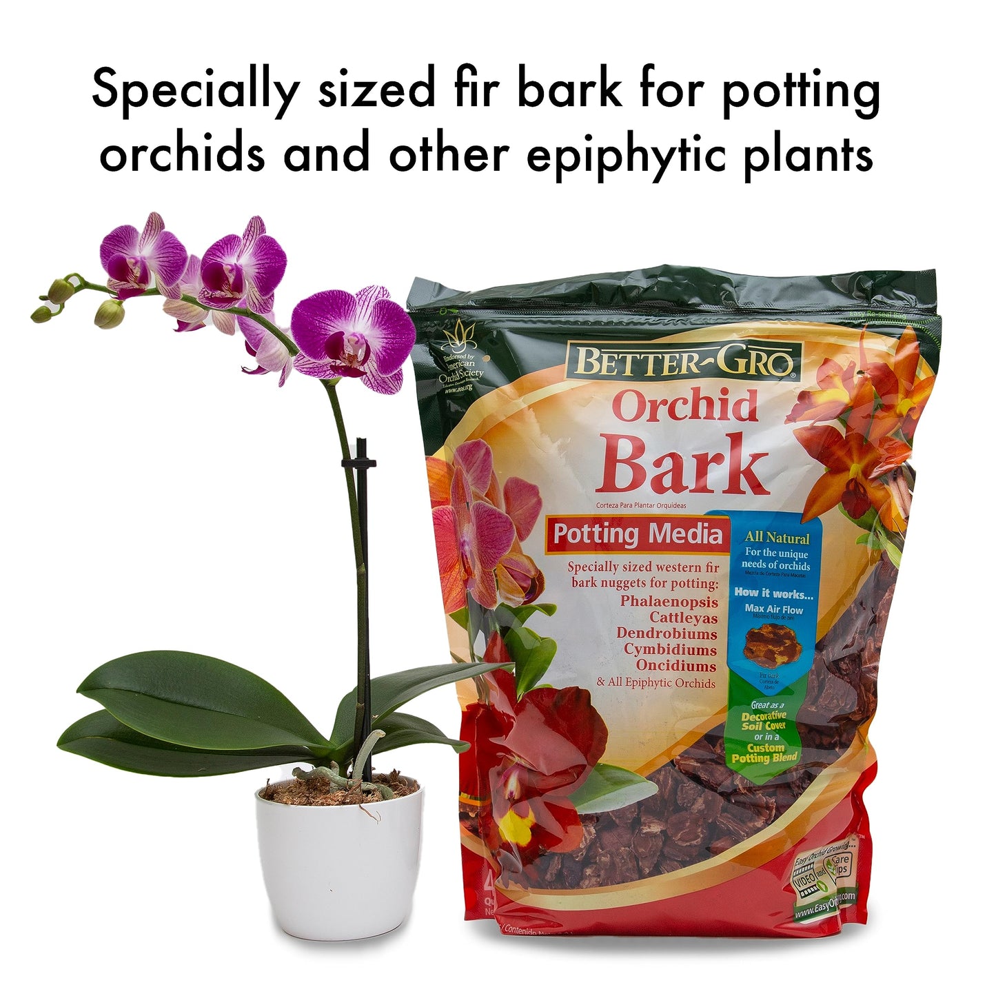 Sun Bulb Better GRO 4-Quart Orchid Bark