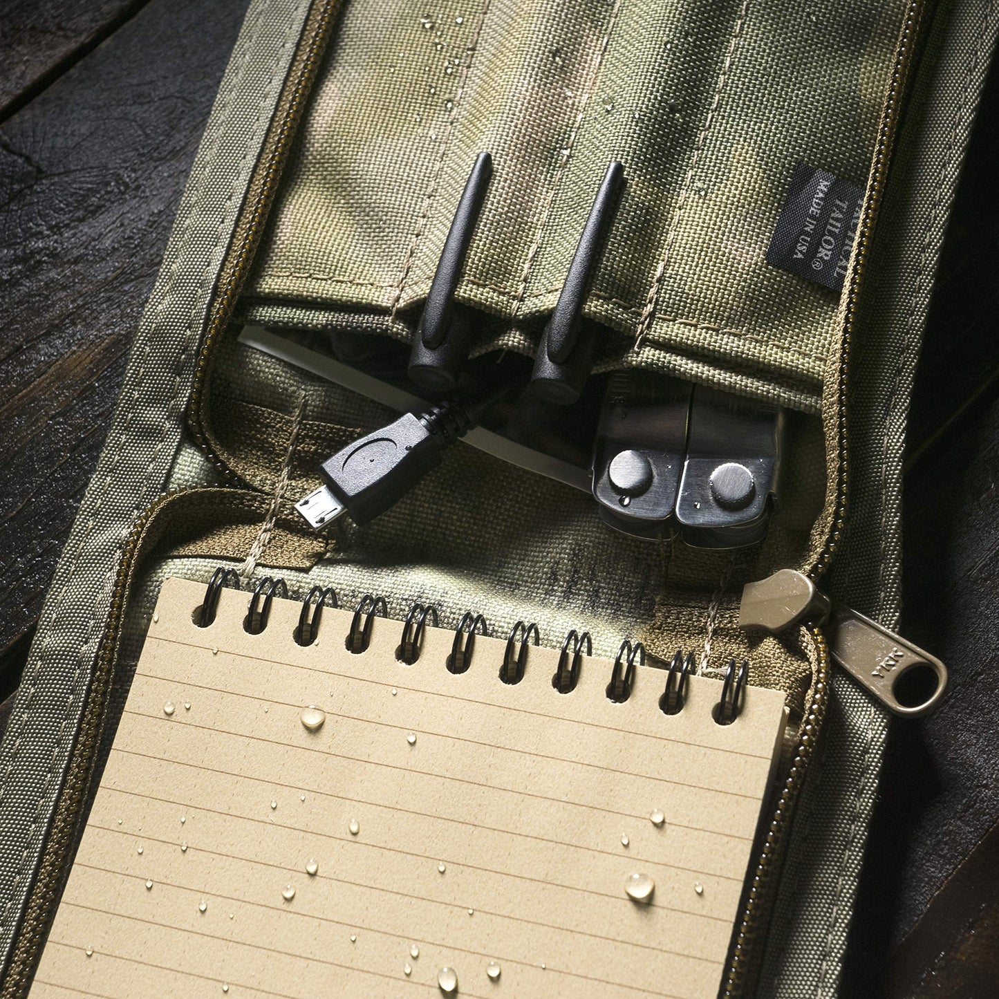Rite in The Rain All-Weather Cordura® Fabric Notebook Cover, 4" x 6", Multicam Cover (No. C946M)