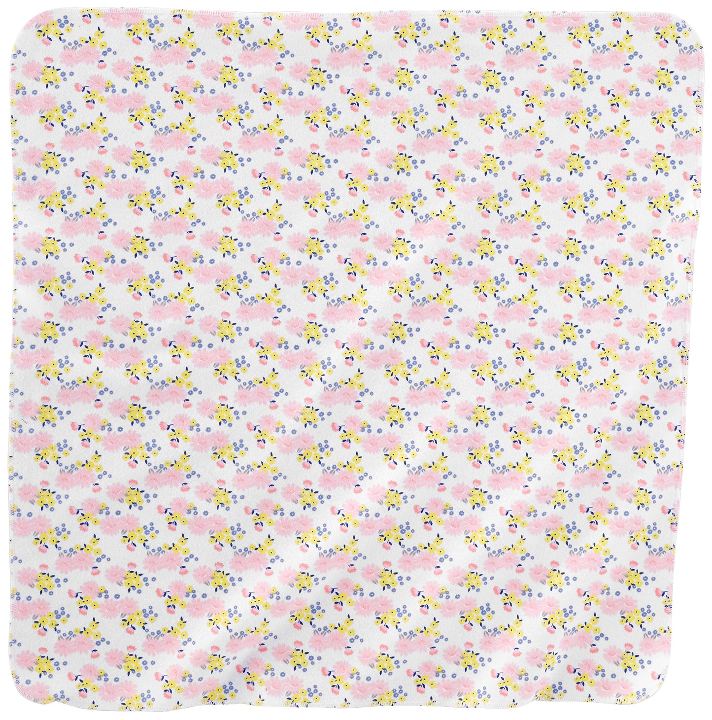 Simple Joys by Carter's Baby Girls' 7-Pack Flannel Receiving Blankets, Floral/Pink/Mint/Lemon/Dino, One Size