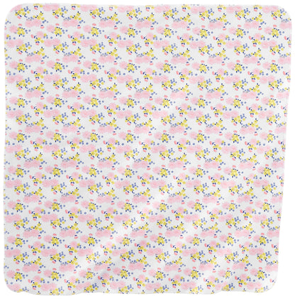 Simple Joys by Carter's Baby Girls' 7-Pack Flannel Receiving Blankets, Floral/Pink/Mint/Lemon/Dino, One Size