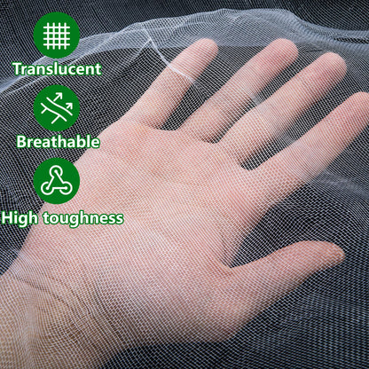 20x10 Feet Insect Bird Barrier Netting Mesh- Garden Bug Netting Plant Cover for Protect Vegetable Plant Fruits Flower from Insect Bird Eating