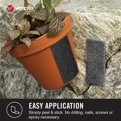 VELCRO Brand - Industrial Strength Extreme Outdoor | Heavy Duty, Superior Holding Power on Rough Surfaces | Tape – 10ft x 1in | Black
