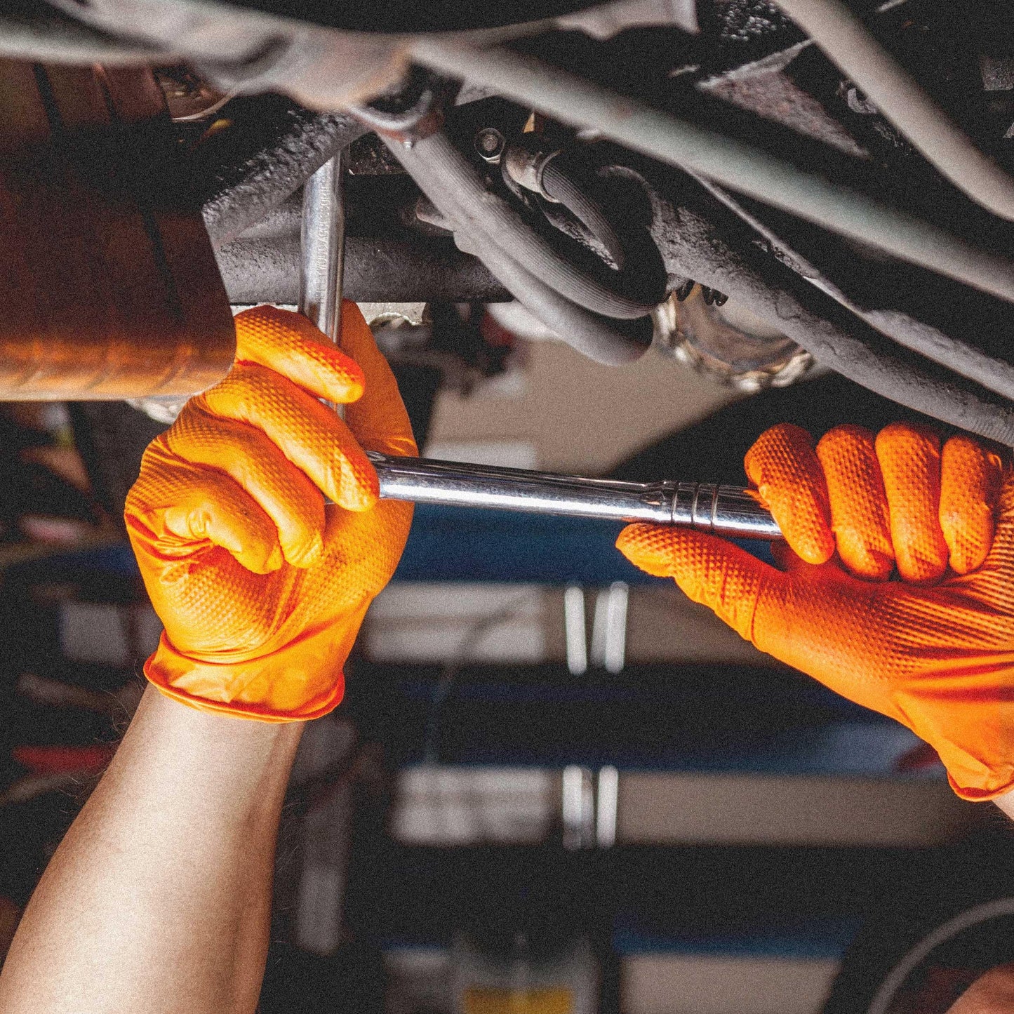 Watson Gloves Green Monkey 6 Mil Biodegradable Disposable Nitrile Glove - Powder-Free, Abrasion & Puncture Resistance, Sure-Grip Textured Pattern, 50 Gloves/Box