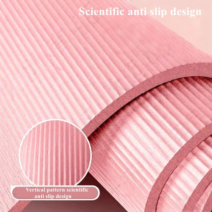 183×60cm Thick Yoga Mat Anti-skid Sports Fitness Mat 20MM Comfort Foam Yoga Matt for Exercise Yoga and Pilates Gymnastics Mat