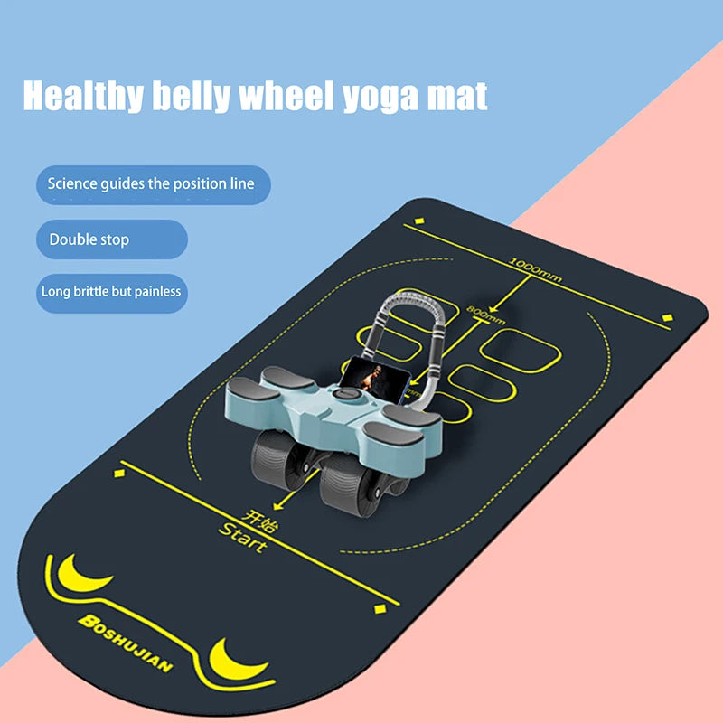 Yoga Mat for Men & Women, Non-Slip & Shock Absorbing, Ideal for Home Pilates, Floor Workouts
