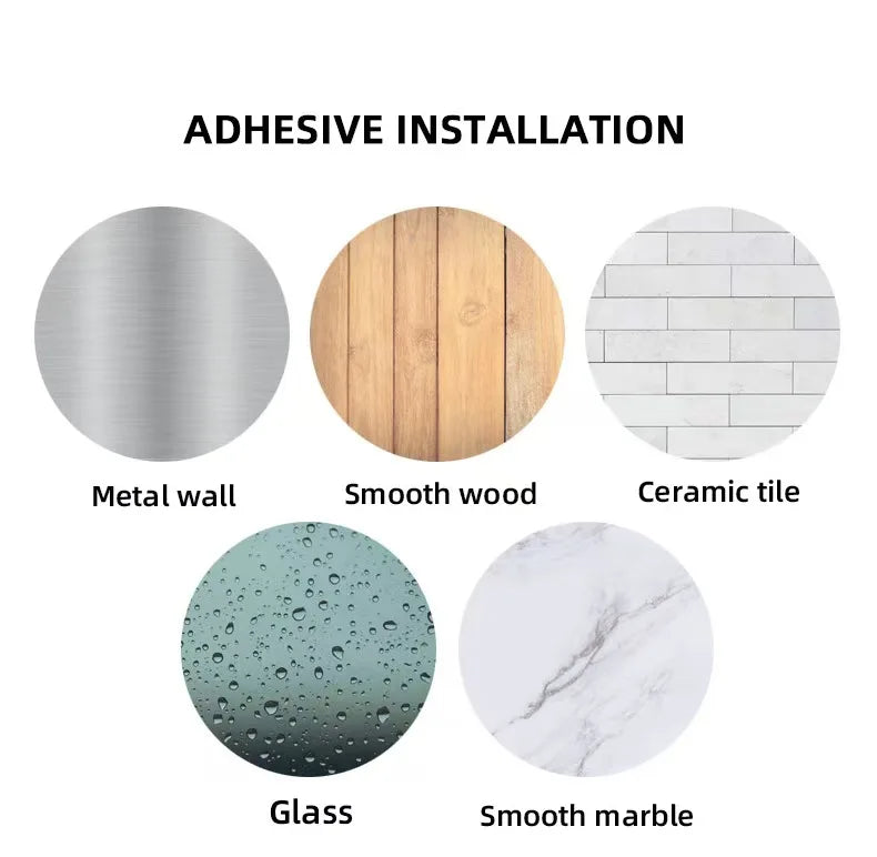 Adhesive Toilet Roll Paper Holder Organizer Wall Mount Storage Stand Kitchen Bathroom No Drill Tissue Towel Dispenser Stainless