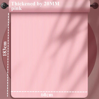 183×60cm Thick Yoga Mat Anti-skid Sports Fitness Mat 20MM Comfort Foam Yoga Matt for Exercise Yoga and Pilates Gymnastics Mat