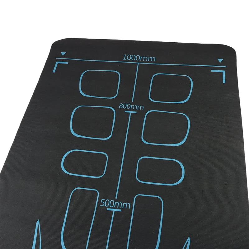 Yoga Mat For Abdominal Wheel Home Anti-slip Shock Absorber Mute Exercise Gymnastics Floor Mat Reusable Thickened Kneeling Mat