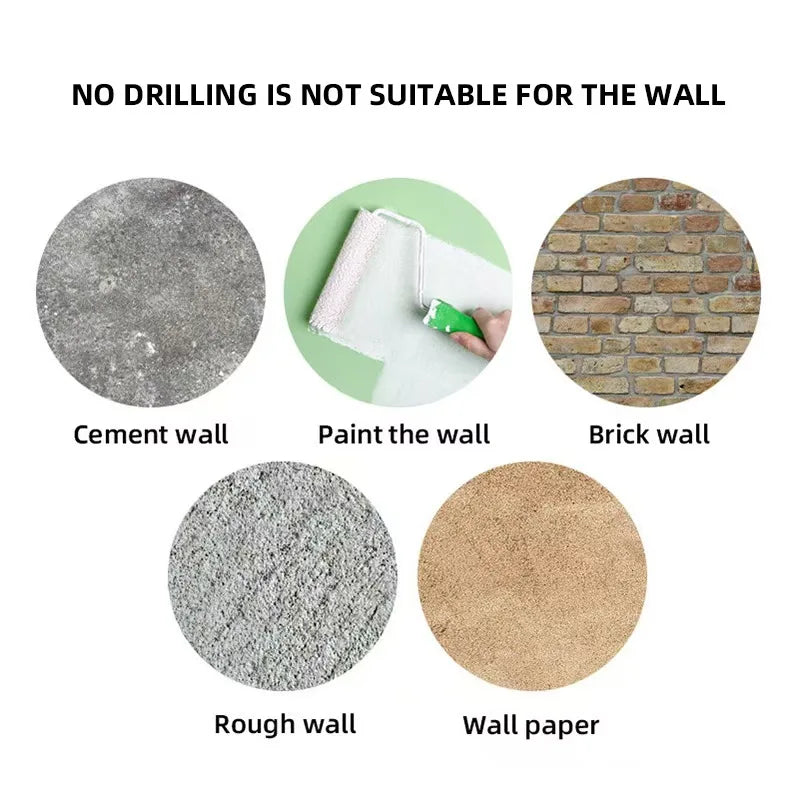 Adhesive Toilet Roll Paper Holder Organizer Wall Mount Storage Stand Kitchen Bathroom No Drill Tissue Towel Dispenser Stainless