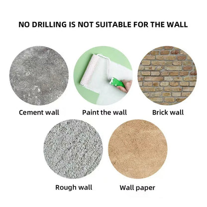 Adhesive Toilet Roll Paper Holder Organizer Wall Mount Storage Stand Kitchen Bathroom No Drill Tissue Towel Dispenser Stainless