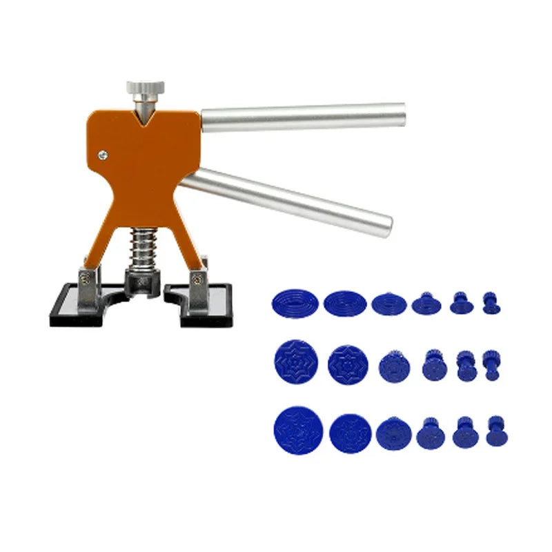 Car Dent Repair Tools Kit Auto Body Sheet Metal Paintless Bump Removal Reverse Hammer Puller Kit Complete Hand Tools Auto Parts