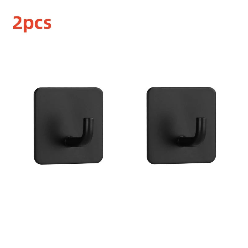 Adhesive Toilet Roll Paper Towel Holder Organizer Punch-free Wall Mount Storage Kitchen Bathroom No Drill Tissue Dispenser