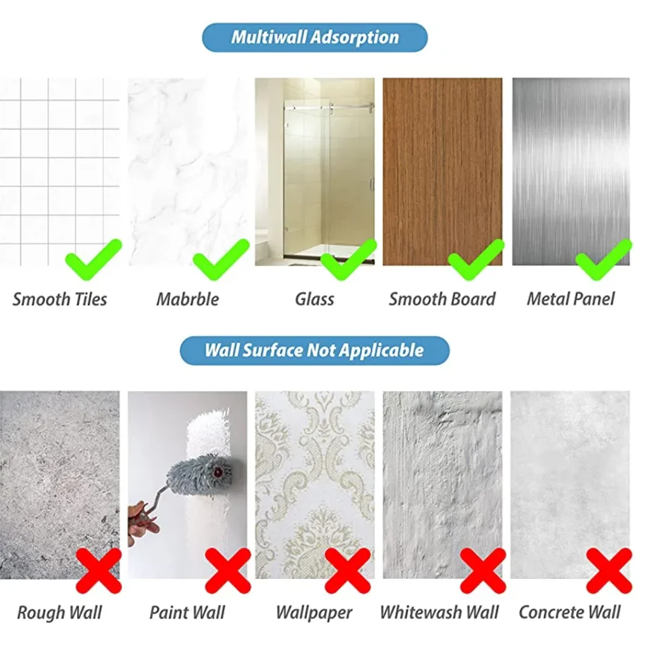 Adhesive Toilet Roll Paper Towel Holder Organizer Punch-free Wall Mount Storage Kitchen Bathroom No Drill Tissue Dispenser