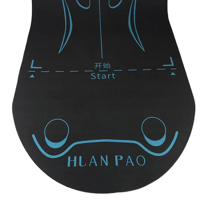 Yoga Mat For Abdominal Wheel Home Anti-slip Shock Absorber Mute Exercise Gymnastics Floor Mat Reusable Thickened Kneeling Mat