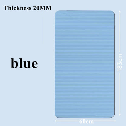 183×60cm Thick Yoga Mat Anti-skid Sports Fitness Mat 20MM Comfort Foam Yoga Matt for Exercise Yoga and Pilates Gymnastics Mat
