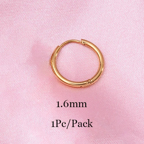 2023 New Simple Stainless Steel Small Huggie Hoop Earrings for Women Men Cartilage Ear Piercing Jewelry Pendientes Hombre Mujer