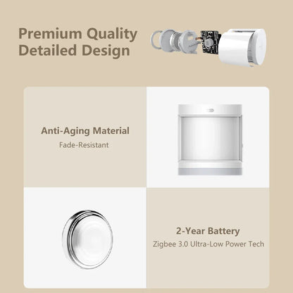 New Aqara Motion Sensor Smart Human Body Sensor Body Movement Wireless ZigBee Gateway Smart Home for Alexa Mijia Apple Homekit