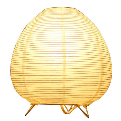 Creative Tripod Floor Lamp Rice Paper Nordic Paper Lantern Light Handmade Simple LED Lighting Lamp for Living Room Bedroom