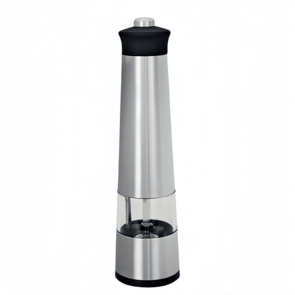Electric Pepper Grinder Spice Mill Prmium Stainless Steel Grinder with Cover Adjustable Ceramic Core grinder With LED light