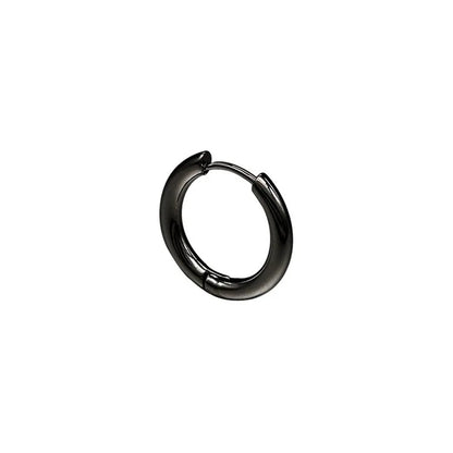 1PCS 2024 New Simple Stainless Steel Small Hoop Earrings for Women Men Cartilage Ear Piercing Jewelry Pendientes Hombre Mujer