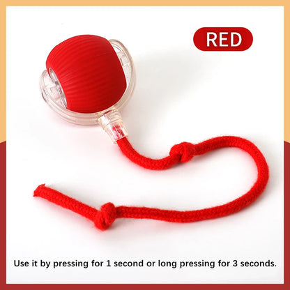 Smart Dog Toy Ball Electronic Interactive Pet Toy Moving Ball USB Automatic Moving Bouncing for Puppy Birthday Gift Cat Products